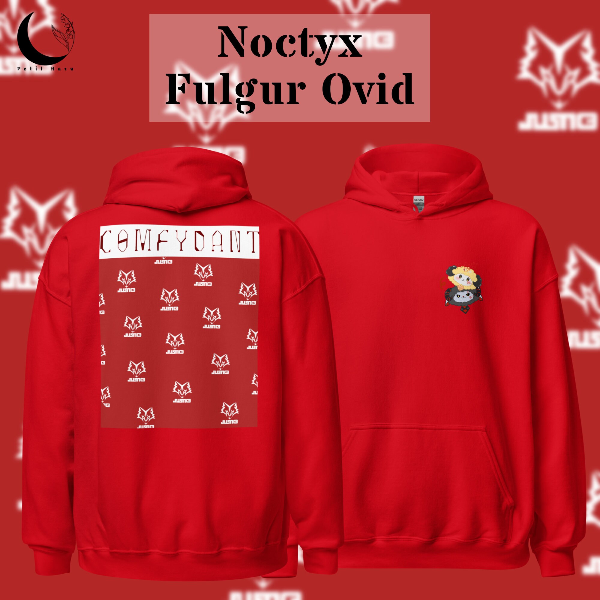 Fulgur Ovid Nijisanji Noctyx Comfydant Unisex Heavy Blend Hooded 