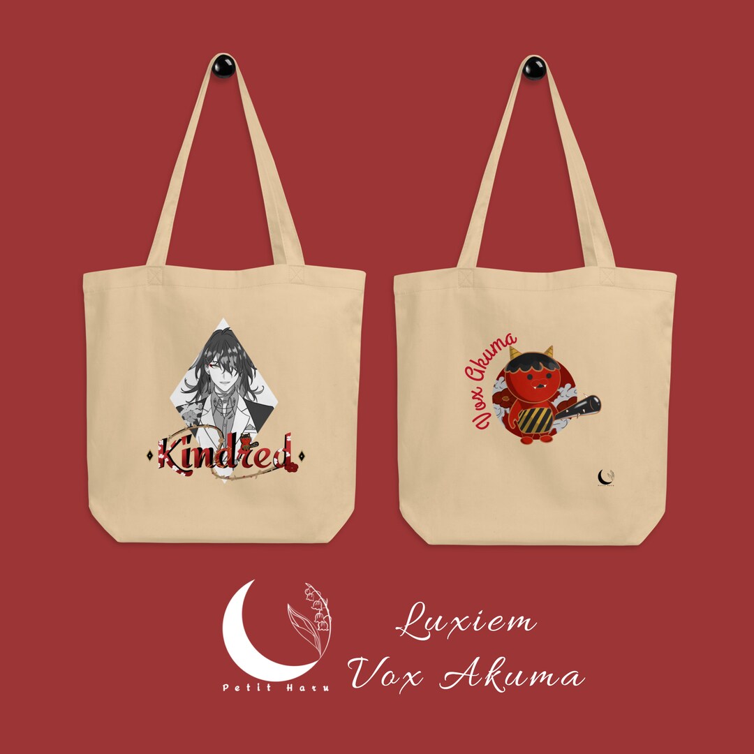 Vox Akuma Nijisanji Luxiem Kindred Eco Tote Bag - Etsy 日本