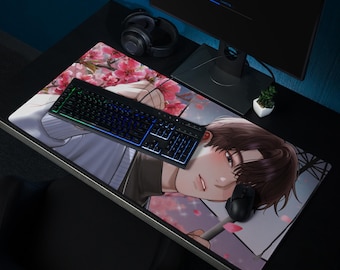 Caleb Love and Deepspace LADS Fanart Gaming Mouse Pad and Poster