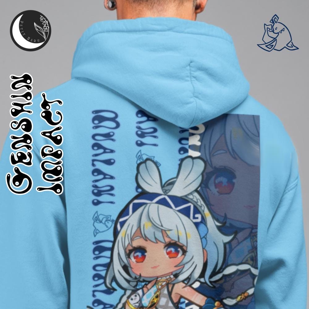 Mualani Genshin Impact Fanart Unisex Hoodie Etsy