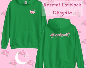 Rosemi Lovelock Nijisanji EN Obsydia Rosebuds Unisex Heavy Blend Hooded Sweatshirt Hoodie | Vtuber Merch