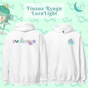 Finana Ryugu Nijisanji EN LazuLight Ryuguards Unisex Hoodie Vtuber Merch image 1