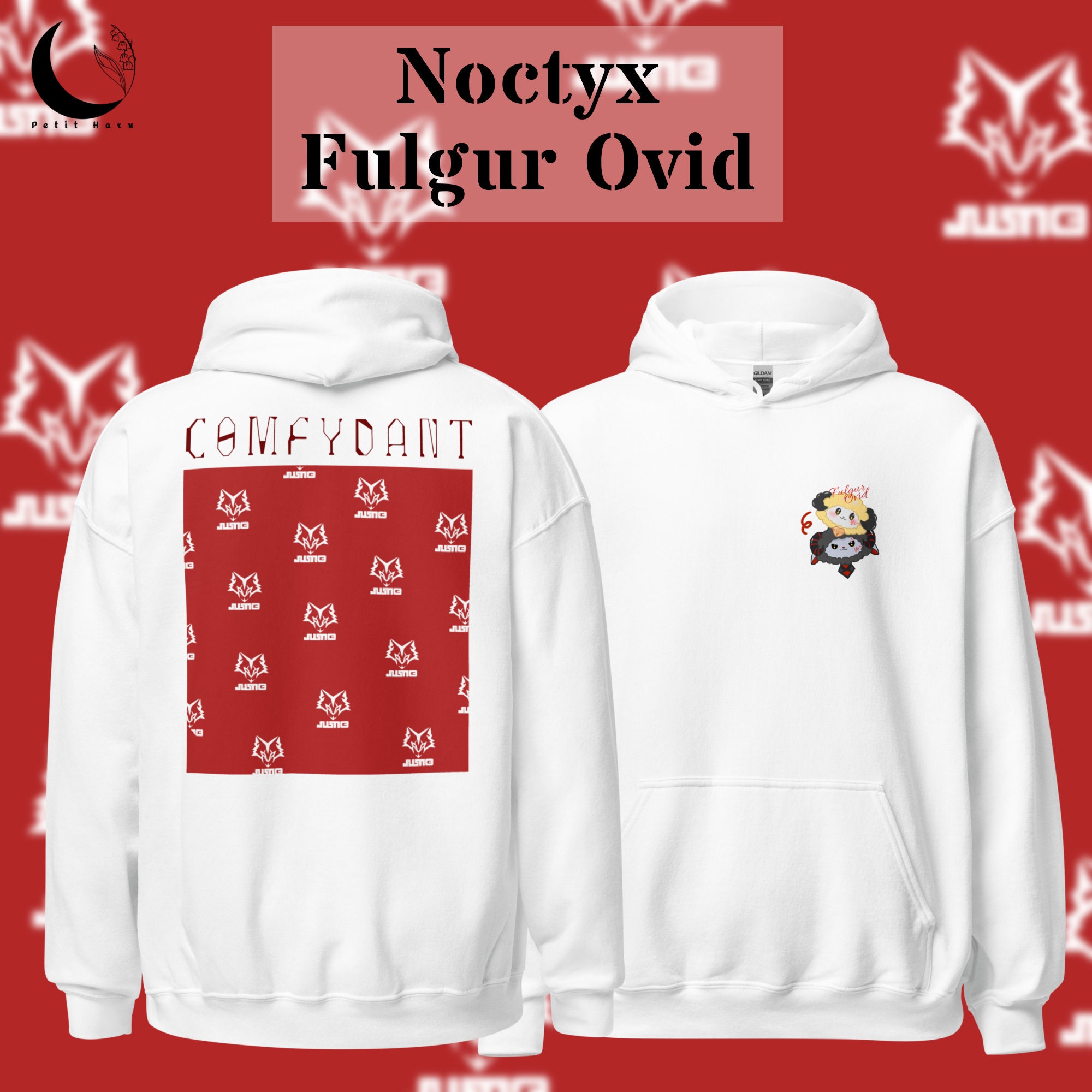 Fulgur Ovid Nijisanji Noctyx Comfydant Unisex Heavy Blend Hooded 