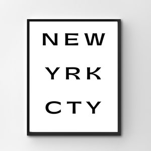 New Yrk Cty Wall Art | Gift for Home | Wall Hangings | Digital Download | JPEG | US Cities | Home & Living