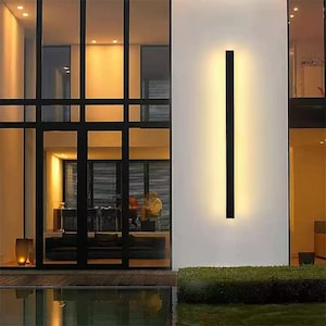 Black Wall Sconce l Minimalist Outdoor Light Gift l Wall Lamp Modern Home Decor