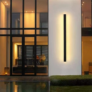 Black Wall Sconce L Minimalist Outdoor Light Gift L Wall Lamp