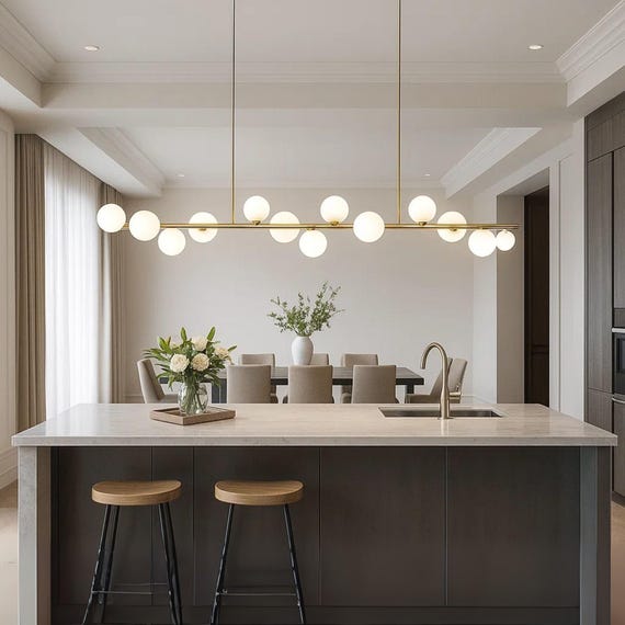 Chandeliers Ceiling Lights Modern Glass Pendant Light, Nightstand