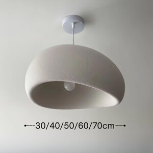 Wabi Sabi Pendant Light Trio: Japandi Style Kitchen Island Lighting Bild 10