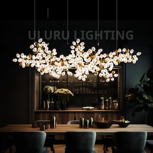 Modern Chandelier Lighting Impress for Dining Room, Unique Large Chandelier for Living Room.