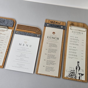 Wooden Wine List Menu Oak Plywood Clip Board Menu Engraved Restaurant wooden-wine-list-menu-oak-plywood-clip-board-menu-engraved-restaurant