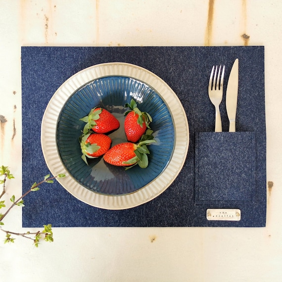 Set Di Sei Tovagliette Rotonde Intrecciate - Resistenti Al Calore Antiscivolo 38 Cm Color Cachi 78565851