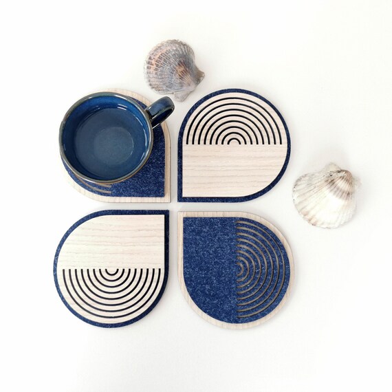 Modern on sale drink coasters