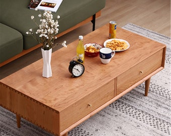 Wood Coffee Table Etsy