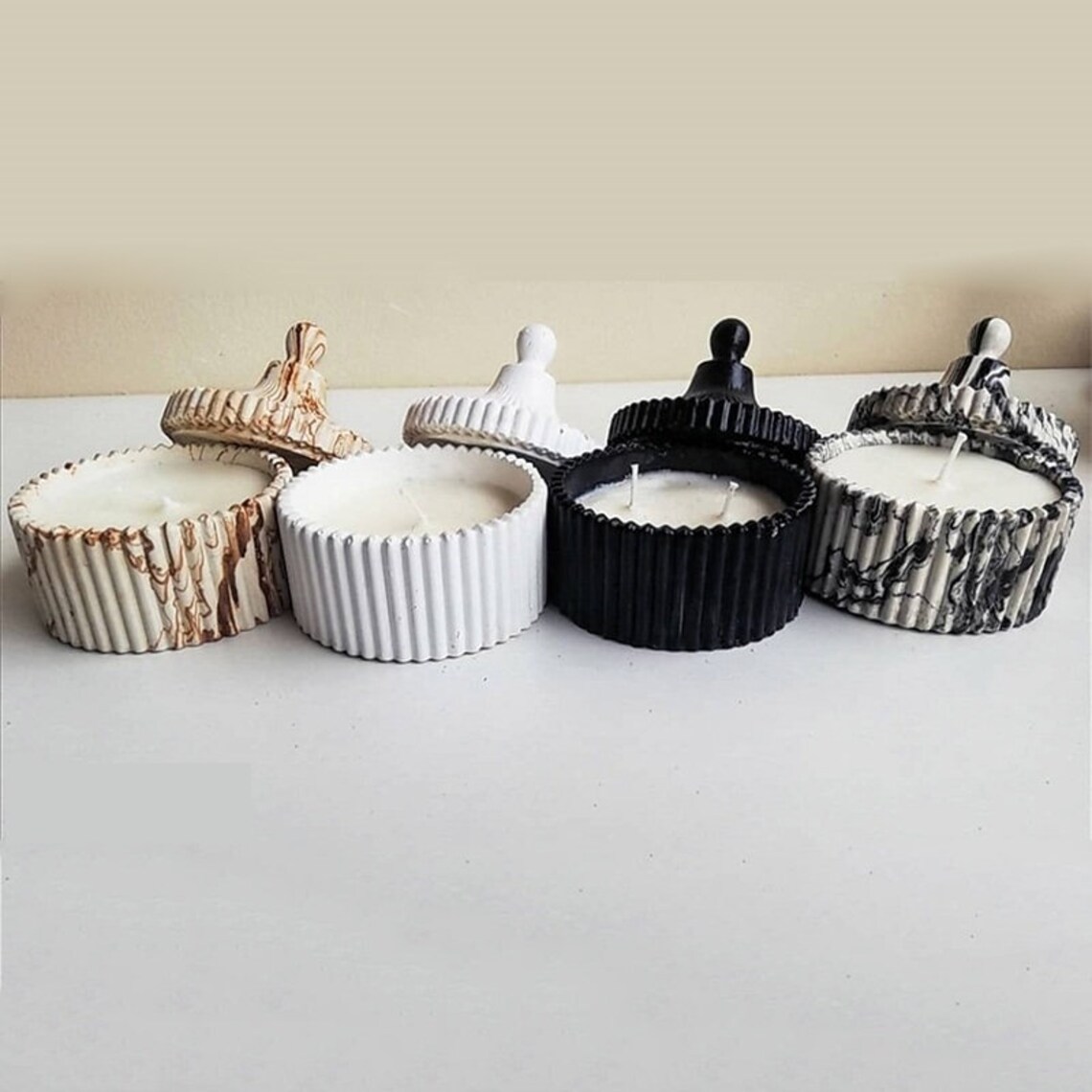 Concrete Jar Mold Resin Candle Jar Mold Candle Holder Mold Etsy