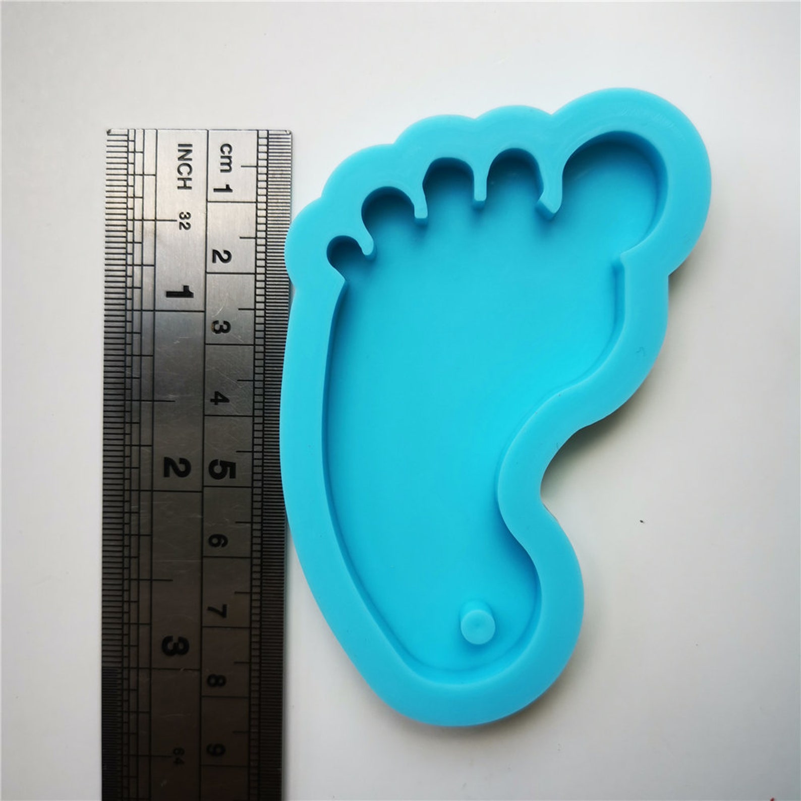 Cute baby feet keychain mold baby foot silicone mold Etsy