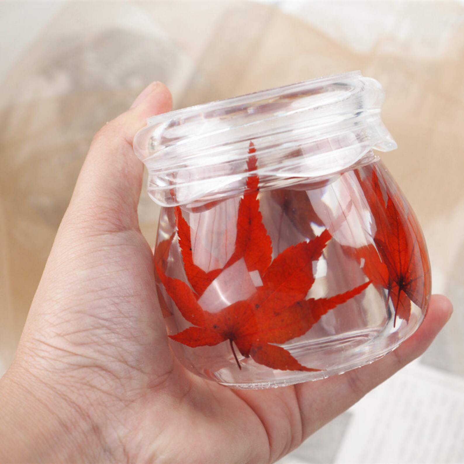 Pudding jar with lid mold Silicone Concrete candle jar molds | Etsy