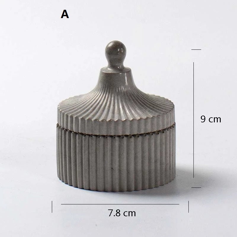 Concrete Jar Mold Resin Candle Jar Mold Candle Holder Mold | Etsy
