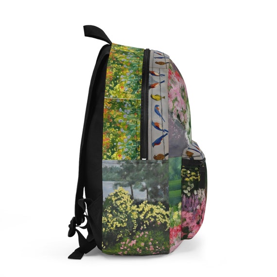Elegant Floral Backpack for Women: Stylish School & Travel  display picture 3