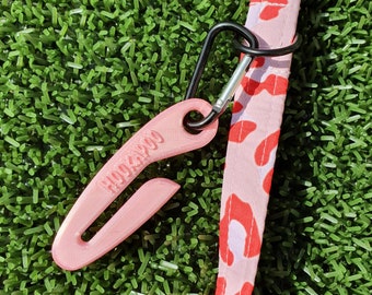 Hookapoo Dog Kot Taschenträger Hundekot Halter Clip auf Hände frei Nachhaltige Pink und Blau, Poo Hook