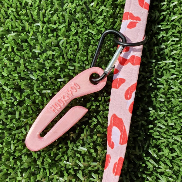 Hookapoo Dog Kot Taschenträger Hundekot Halter Clip auf Hände frei Nachhaltige Pink und Blau, Poo Hook