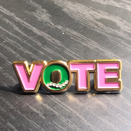 Pink Vote Election Enamel Lapel Pin / Buy 3 Pins Get 1 Free Etsy