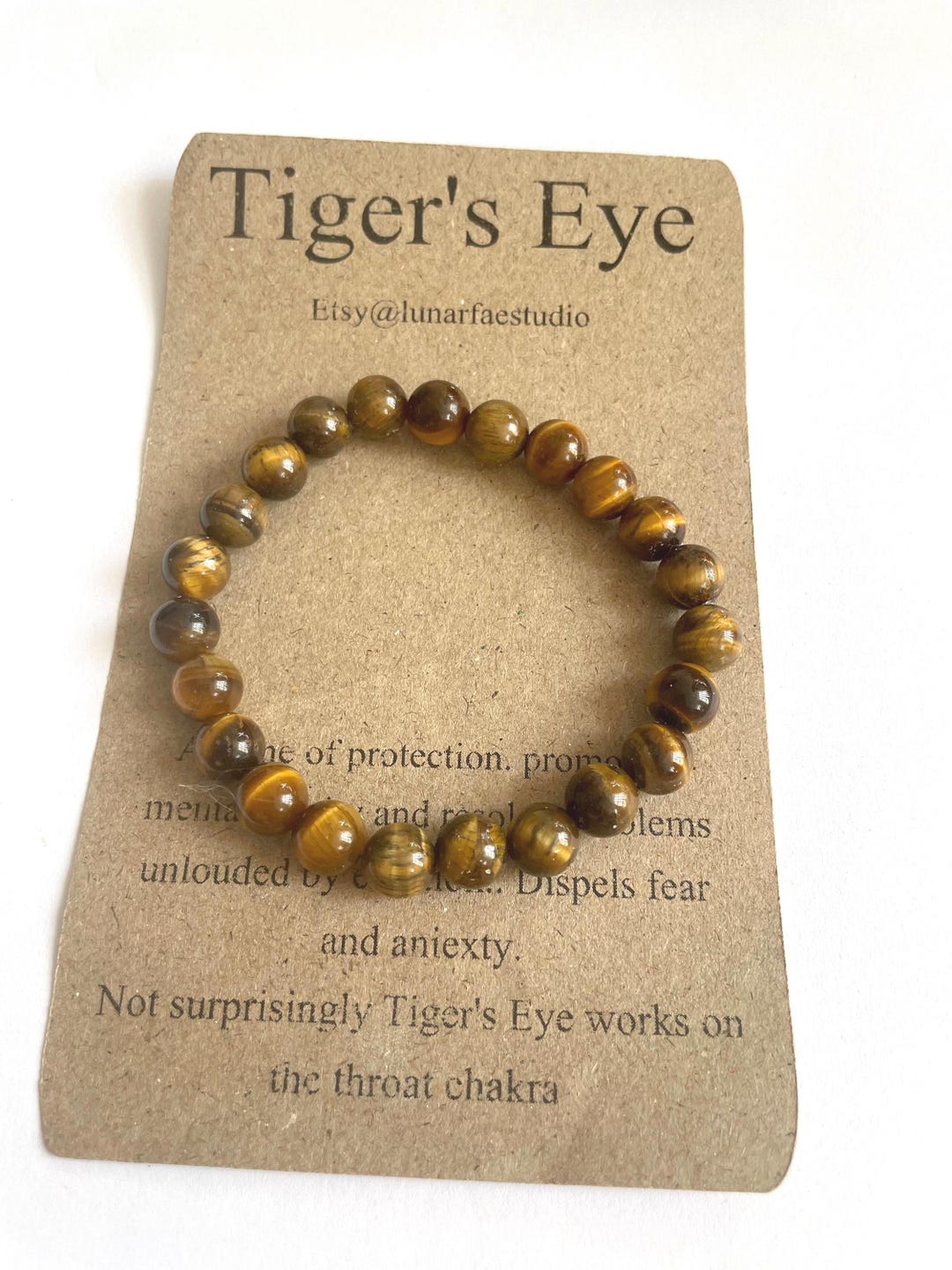 タイガーアイストレッチブレスレット タイガーアイストレッチコードブレスレット - Etsy 日本