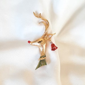 Bridal Shower gifts for Bride Good luck Reindeer Deer SET 24k GOLD