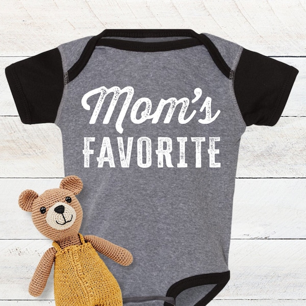 DIGITAL DOWNLOAD - Mom's FAVORITE. Create onesies, tees, hoodies, bath towels, blankets, dog/cat tees, diaper bags & more!