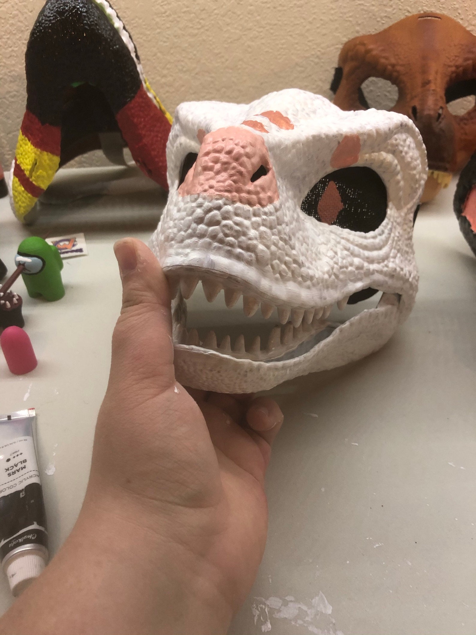 Custom/Artistic Liberty Dino Mask Etsy