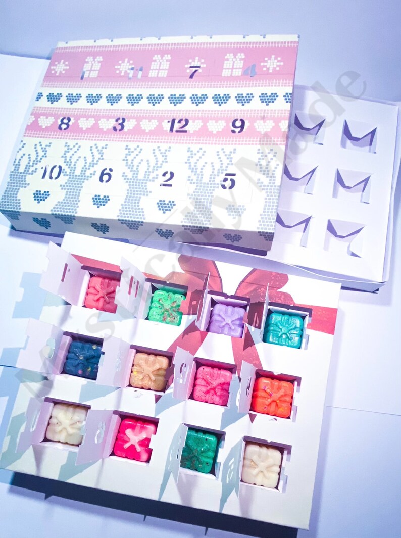 Advent Calendar SVG Advent Calendar for Wax Melts or Treats Etsy