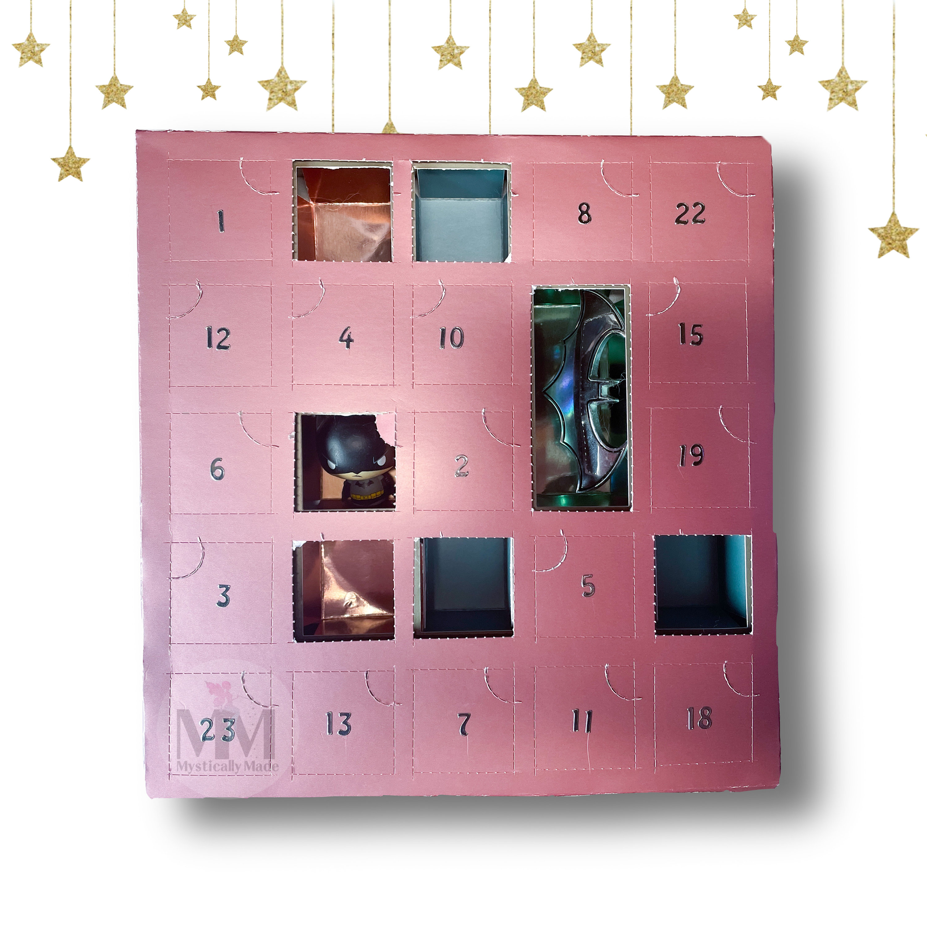 24 Day Advent Calendar SVG Digital File Svg Christmas Etsy