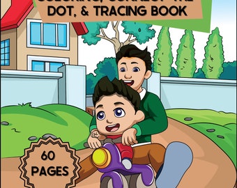 Father Coloring, Father's Day Coloring, Dad Coloring, Father and Child Coloring, Parent Coloring, Cute Coloring, Dad, Father, Father's Day