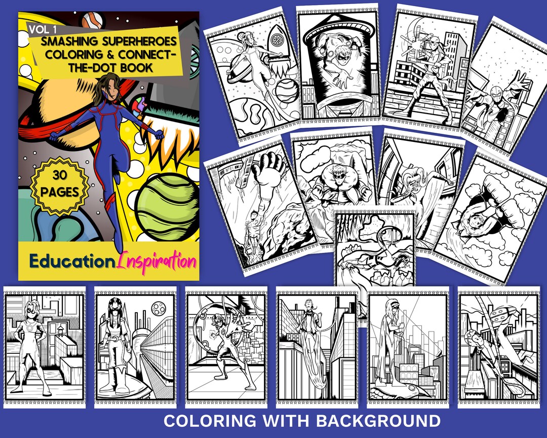 Superheroes Coloring, Superhero Coloring, Comic Coloring, Kids Coloring