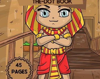 Ancient Egypt Coloring Book: Pharaohs & Egyptian Life (Digital Download)