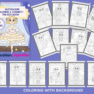 Nutcracker Christmas Coloring, Holiday Coloring, Nutcracker Coloring, Kids Christmas Coloring, Christmas Activity, Nutcracker, Christmas