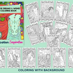 Horse Coloring, Animal Coloring, Mandala Coloring, Horse Art, Horse Drawing, Horse, Horses, Adult Coloring image 1