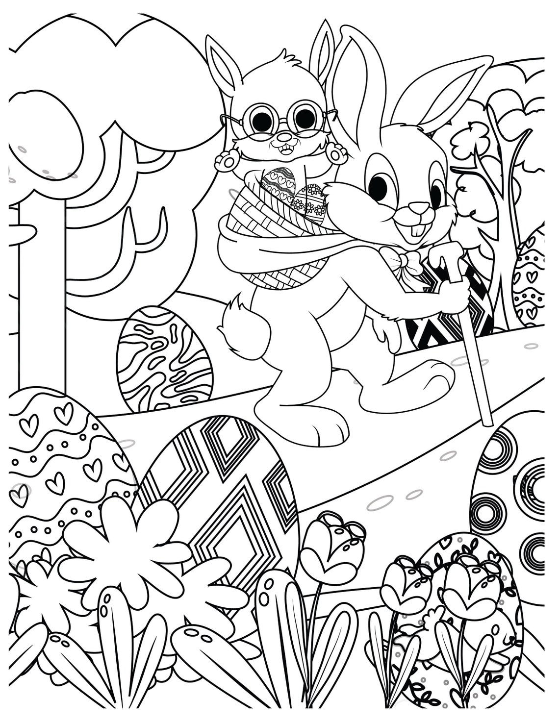 Easter Coloring Pages Easter Printables Easter Activities | Etsy