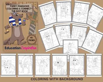 Animal Coloring, Pet Coloring, Ancient Egyptian Coloring, Egyptian Coloring, Kids Coloring, Adult Coloring, Egyptian