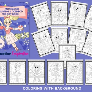 Nutcracker Christmas Coloring, Holiday Coloring, Nutcracker Coloring, Kids Christmas Coloring, Christmas Activity, Nutcracker, Christmas