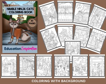 63 Cat Ninja Coloring Pages  Best HD
