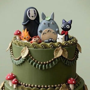 Ghibli inspired cake toppers image 1