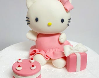 Fondant Kitty Cake Topper