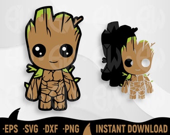 Download Baby Groot Svg Etsy