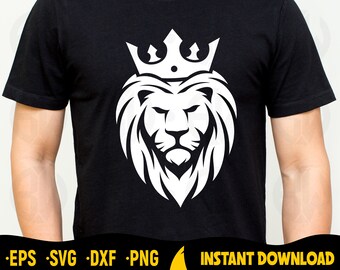 Free Free 62 Lion Head With Crown Svg SVG PNG EPS DXF File
