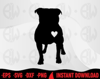 Clip Art Decals Digital Download File I Love My Pitbull Dog Svg Eps Png Dxf Instant Download Vinyl Craft Cutting Digital Art Collectibles Kromasol Com