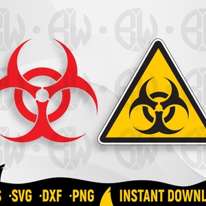 Biohazard Symbol Svg, Biohazard SVG Dateien, Biohazard Symbol Vektor-Dateien, Biohazard Warning Symbol, Biohazard Symbol ClipArt, Cricut geschnitten