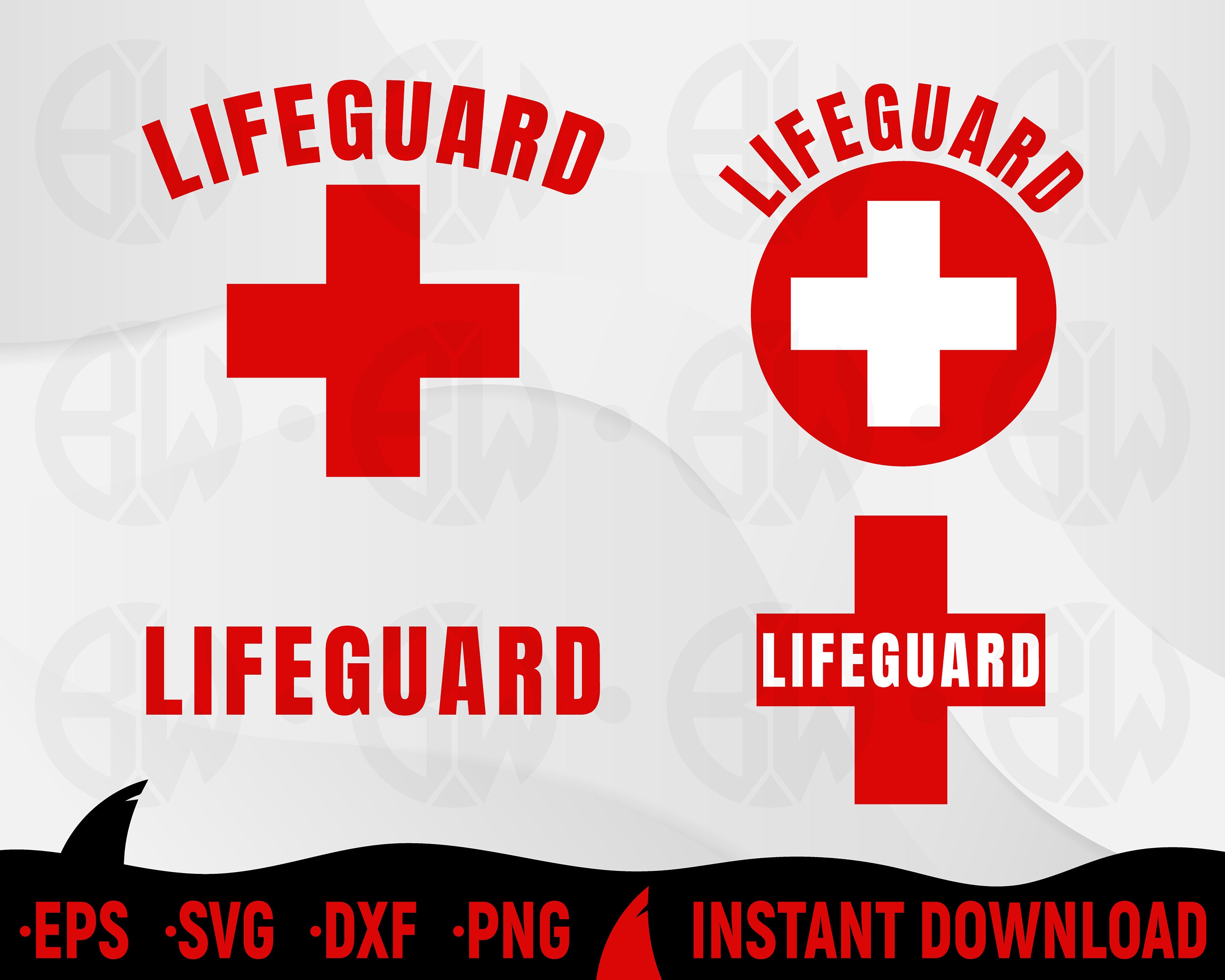 Download Life Guard Svg Files for Cricut Red Cross Svg Lifeguard | Etsy