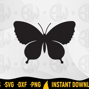Butterfly Svg Cut File pour Cricut, Silhouette, Cameo, Butterfly Clipart, Cutting File, Cute Butterfly, Svg, Png, Dxf, Eps, Butterfly Digital