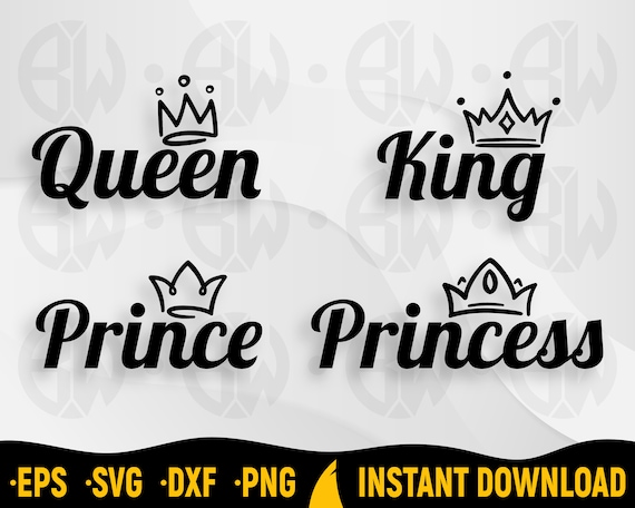 King SVG Queen SVG King Crown Queen Crown Svg Design Svg -  Sweden