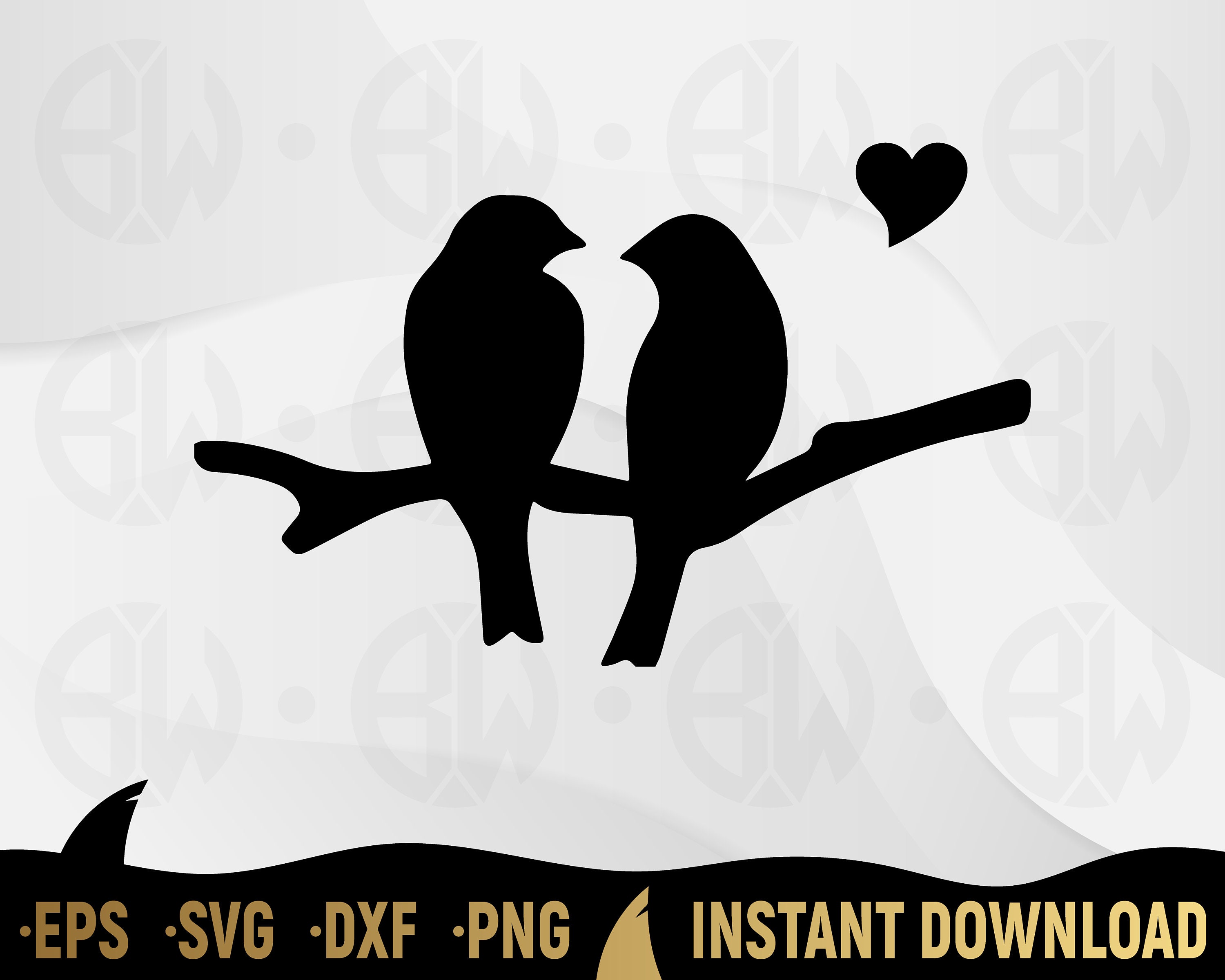 Love Bird Silhouette Svg | Hot Sex Picture